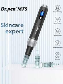 Dr.pen 0.25毫米微针滚轮/笔 - 男女通用微针滚轮工具，0.25毫米微针滚轮笔，面部肌肤抛光滚轮，家用0.25毫米微针滚轮 - 灰色 - 查看 5