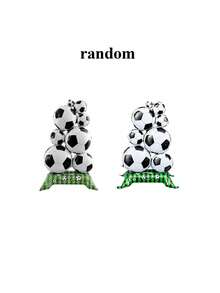 3pcs Giant Champion Trophy Balloons World Cup Soccer Balloons Soccer Party Decorations World Cup Decor Soccer League Champions Trophy Decor Sports Football Ball Fans Birthday Party Decoration Supplies, Baby Shower - Multicolor - View 11