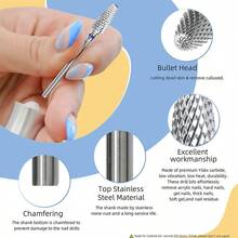 Juego de brocas profesionales para taladro de uñas para eliminación rápida de uñas de gel, adecuado para todos los tipos de uñas, limas de uñas duraderas, perfecto para uso en casa y salón, fácil de limpiar, accesorios de taladro de uñas de larga duración, esencial para manicura y pedicura - Multicolor - Ver 4