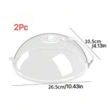 1pc Multi-Color Microwave Oven , Oil-Proof, Splash-Proof Cover, Designed For Heating Dishes, Heat-Resistant, Dust-Proof, Food Container Lid,Mother's Day Gift,Bedroom Decor,Garden,Kitchen Decor,Summer,Beach,Travel Essentials,Room Decor,Squishy,Graduation - Multicolor - View 15