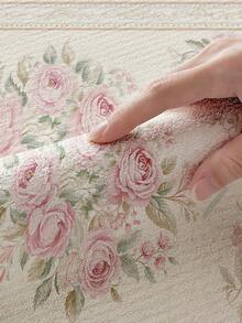 DAJIANG 1 pieza Alfombra de cocina larga con patrón floral europeo, apta para baño, cocina, exterior, interior, pasillo, dormitorio, sala de estar, accesorio de cocina lavable - Multicolor - Ver 9