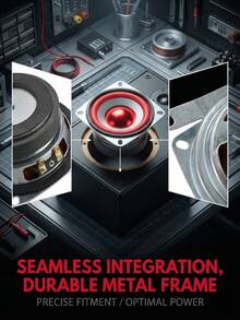 2个4欧姆5瓦全频扬声器，立体声低音扬声器，适用于Arduino替换 - 彩色喇叭 - 查看 10