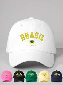 1 pieza Gorra de béisbol con lavado, estampado de corazón degradado y letra en inglés, para uso al aire libre. Ajustable, con protección solar, estilo casual, adecuada para primavera, otoño, viajes, vacaciones en la playa, para hombres y mujeres, estilo Y2K, Día de San Valentín - Gorra de béisbol - Ver 19