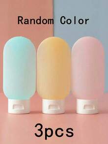 4pcs Refillable Travel Containers, Silicone And Leak-Proof Travel Bottles For Gel, Shampoo, Lotion And Cosmetics - A - View 17