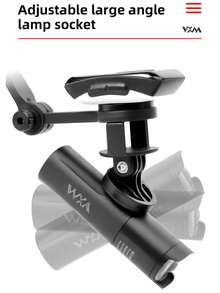 VXM Justerbart cykeldatorfäste, integrerad styrförlängning för racercykel Tillbehör för vindmätare för cykling - Multifärgad - Visa 7