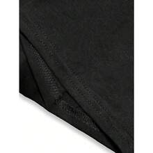 1pc Men's Modelo Graphic Print Crewneck Short Sleeve Tee - Stylish Casual Sports Top, Comfortable Loose Fit Urban Streetwear Shirt, Ideal For Daily Wear Travel Workout Weekend Hangouts Summer Outings, Versatile Fashion Basic For Men - 黑色 - 查看 10