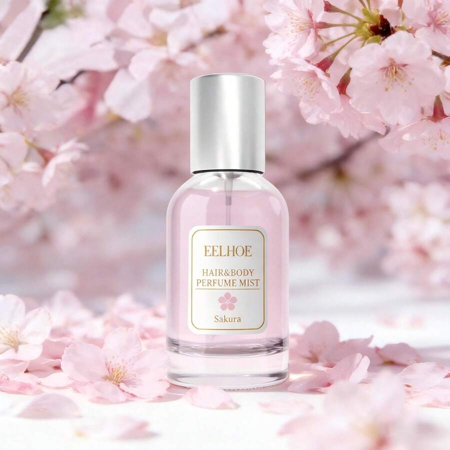 Cherry Blossom Body And Hair Perfume Spray, Long-Lasting Fragrance, Elegant And Fresh, Suitable For Daily Commuting And Dates, Essential Oil For Aromatherapy - Hương hoa - Xem 1