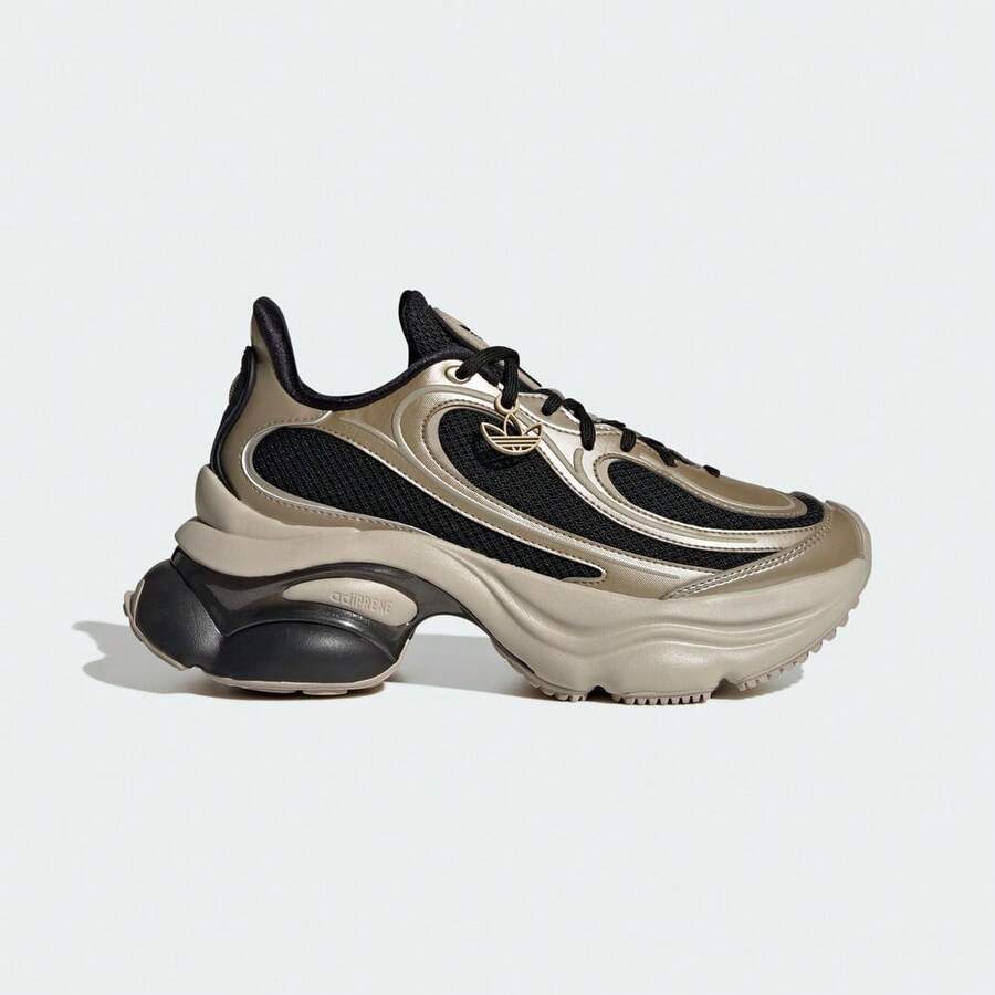 Adidas Originals OZVENUZ W Casual Low-Top Sneakers, Unisex - Gold - View 1