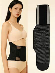 束腰塑身衣收腹提臀带束身衣产后恢复带托腹带 - 黑色 - 查看 8