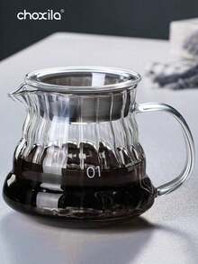 choxila 1pc Transparent Glass Coffee Pot, Standard Coffee Server Suitable For Drip Coffee Maker - Coffee Pot - View 11