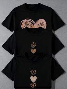 3 piezas negras