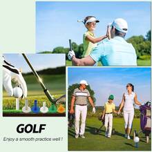 Penyangga Bola Golf Karet Finger Ten, 5 Buah, Ukuran dan Warna Campuran, Premium dan Tahan Lama, Memberikan Dukungan yang Baik untuk Bola Golf, Cocok untuk Penggunaan di Dalam dan Luar Ruangan oleh Pegolf Pria dan Wanita, Aksesori Golf - MultiWarna - View 4