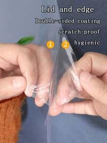 一套白色透明生日蛋糕盒，派对礼品包装盒，加厚PET材质，单层/双层/三层礼品收纳盒（含一条随机丝带），适用于生日派对、婚礼蛋糕、花束、收藏品、零食、礼品、万圣节、圣诞节、母亲节、感恩节等场合。 - 白色 - 查看 11