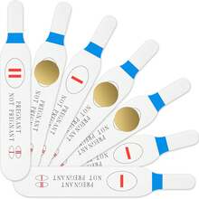 40张蓝色刮刮式验孕套装，适合男宝宝的迎婴派对游戏 - 彩色 - 查看 1