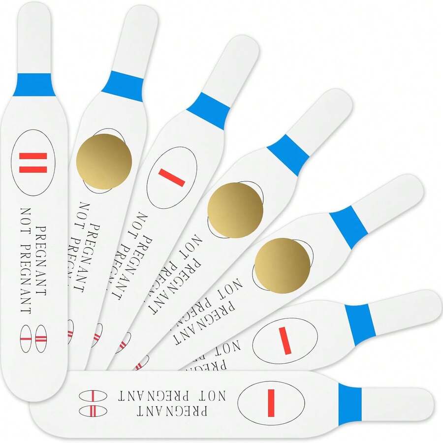 40张蓝色刮刮式验孕套装，适合男宝宝的迎婴派对游戏 - 彩色 - 查看 1