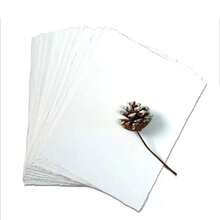 Giấy vẽ màu nước thô, định lượng 300g/25 tờ, chất lượng cao, giấy vẽ thủ công, giấy thô, thiết kế xé mép, phù hợp cho người mới bắt đầu, sinh viên và nghệ sĩ, cũng thích hợp cho việc làm sổ lưu niệm và thiệp mời đám cưới. - 10,2*15,2cm - Xem 13