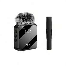 Wireless Lavalier Microphone, 3-In-1 Wireless Lavalier Microphone, 2-In-1 Wireless Lavalier Microphone, Multi-Port Options, Professional Smart Noise Cancellation, Omnidirectional Condenser, 230mAh Battery, Windscreen, USB Interface (Multi-Port Options), Rechargeable Lithium Battery, 2.4G/3G/4G/5G Connectivity, Suitable For Live Streaming, Interviews, Song Recording, Podcasts, Talks And Vlogs - Multicolor - View 16