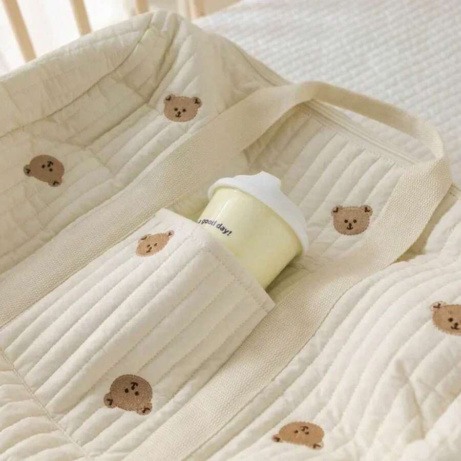 Mommy Bag Bear Maternity Pack Baby Diaper Bag Stroller Nappy Organizer Portable Luggage Tote Bags Travel Changing Messenger Bag - 小包 - 查看 1