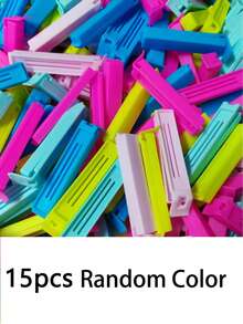 7.5cm Sealing Clips, Snack Freshness Clips, Tea Powder Milk Kitchen Food Bag Sealing Clips, Plastic Food Clips Wedding Party Gift Bags - Multicolor - View 11