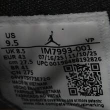 Men's Air Jordan 40 ASW PF Basketball Shoes, Low-Top, IM7993-001 - Black - View 8