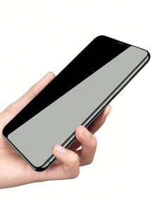 Privacy Anti-Spy 3pcs Tempered Glass Screen Protector Mobile Phone Screen Film Compatible With Apple Devices Anti-Scratch Anti-Collision Oleophobic Coating Smooth Touch Compatible With Apple X/XR/6/7/8/11/12/13/14/15/16/16Plus/16Pro/16ProMax/16e/17/17 Air/17 Pro/17 Pro Max Series Spring Gift Anniversary - Black - View 4