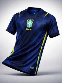 26/27 New Brazilian National Team Uniform, Blue, Brazil Fan Version - Azul - Ver 3