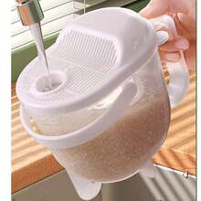 14oz Rice Washer, Rice Strainer, Quinoa Strainer Suitable For Granular Ingredients Such As Beans Grapes And Cherry Tomatoes - 1pcs - View 1