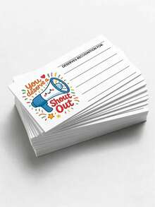 50pcs Motivational Appreciation Cards, Suitable For Teachers, Students And Employees, Thank You And Recognition Cards For Classroom, Office Team Rewards, School Bulletin Boards And Employee Commendation - Loyalty Card - View 3