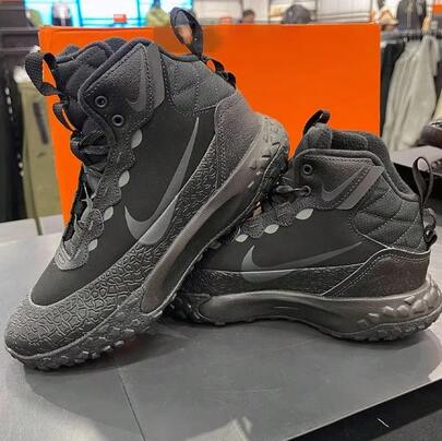 Nike 大童TERRASCOUT (GS)秋冬季加絨高筒保暖運動鞋靴