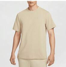 Nike Camiseta casual de cuello redondo y manga corta para hombre - Caqui - Ver 1