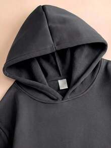 SKT Basic Kangaroo Hoodie With Rock Band Masks - Men's Streetwear - Various Colors - Street Style!!! We Have Plus Sizes!! - 深灰色 - 查看 3