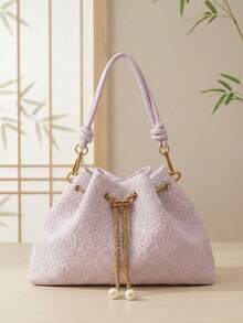 Fashionable Versatile Lace Flower Casual Shoulder Crossbody Bag For Women - Multicolor - View 5