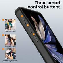 Minimalist Elegant Phone Case Compatible With Samsung Galaxy S23 Ultra/S24/S24+/S24 Ultra/S25/S25+/S25 Ultra/S25 FE/S26/S26+/S26 Ultra, Unisex High-Tech Phone Protective Case With Stylish Design And Smart Control Buttons - Multicolor - View 5