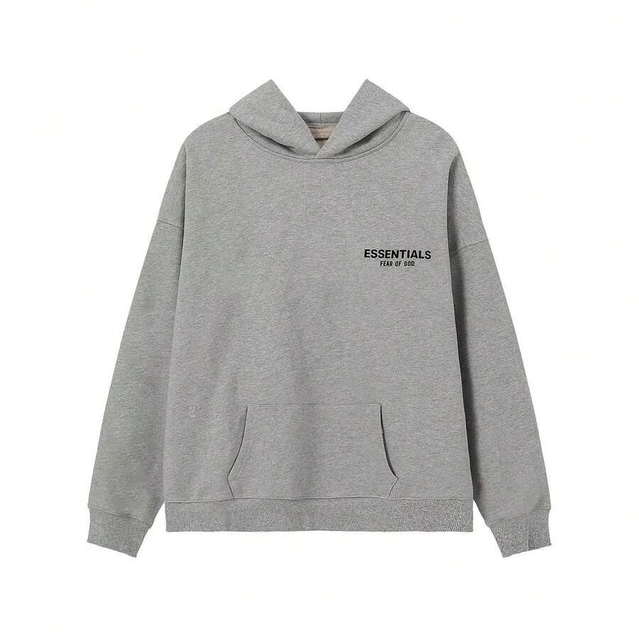 Men Sweatshirts - 6630 Gray Hoodie - View 1