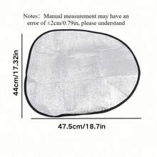 1pc Foam Steering Wheel Cover, Summer Car Sun Shade And Heat Protection - 1pc Steering Wheel Sun Visor Cover - View 4