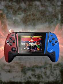 Portable Game Console With 500 Retro Games, 3.5" HD Screen, Rechargeable Battery, TV Connection, Classic Red & Blue/Blue/Red/White Color Options - View 14