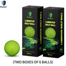Bola Golf Caiton Bercahaya dalam Gelap (Paket 12/6/3) - Menampilkan desain fluoresen yang sangat terlihat, sentuhan ultra-lembut, dan jarak terbang yang jauh, bola golf ini dirancang khusus untuk bermain golf dan berlatih di malam hari. Meningkatkan pengalaman bermain golf malam Anda, bola ini merupakan aksesori bercahaya dalam gelap yang sempurna untuk para penggemar golf, cocok untuk latihan dan kompetisi di malam hari. - Hijau - View 11
