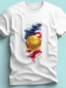 USA World Cup 2026 Shirt, Soccer Tee For Fans, Unisex Graphic Shirt - trắng - Xem 1