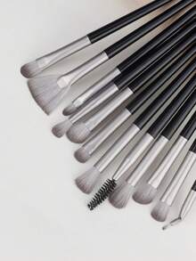 RANCAI 20件套化妆刷套装，包括散粉刷、面部刷、洁面刷、海绵刷等多功能美容工具 - 彩色 - 查看 8