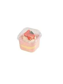 Hộp đựng bánh Tiramisu/Mousse (10/20 chiếc), hộp đựng tráng miệng bằng nhựa PP dùng một lần, thích hợp làm đồ dùng học tập làm bánh, túi đựng thực phẩm, hộp đựng thực phẩm, có thể đựng kẹo, sô cô la, bánh quy, v.v. - trong suốt - Xem 8