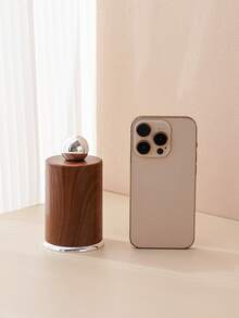 1 pieza Caja de almacenamiento de palillos de madera, Botella de palillos, Contenedor de palillos, Organizador de hisopos de algodón - Ver 7