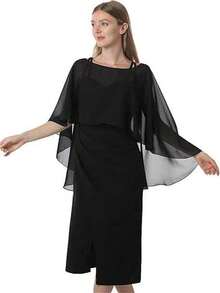 Women's Shawl, Chiffon Shawl And Shawl For Evening Dress, Wedding Wrap - Multicolor - View 8