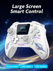 TOPWOLF Wireless Game Controller Compatible With PC/Switch, With LED Screen, L2R2 Hall Sensor, 3D Joystick Game Pad - View 1