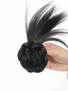 1pc Synthetic Hair Bun Clip, Heat-Resistant Hair Clip, Bun Hairstyle, Suitable For Women's Daily Wear And Occasions - Multicolor - View 6