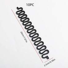 Set de 10 piezas de herramientas para peinado, trenzador de onda espina de pescado, trenza de pulpo, fabricante de trenzas retorcidas para peinado - A-negro - Ver 9