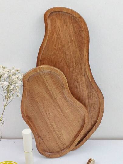 1pc Peanut Shaped Rosewood Tray - Multifunctional Jewelry Box, Elegant Cosmetic Tray, Fashionable Snack Plate, Vintage Fruit Plate, Decorative Tableware Rack, Suitable For Christmas, Thanksgiving, New Year Celebrations, Valentine's Day Parties, Also A Perfect Gift For Loved Ones To Enhance The Holiday Dining Atmosphere With Its Eternal Charm And Practicality. Mother's Day Gift, Father's Day Gift