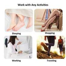 2pcs Gel Toe Protector Sleeves, Relieve Big Toe Friction, Pain And Pressure - White - View 2