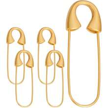 2/5枚装重型安全别针胸针别针金属弹簧锁缝纫工艺品制作，适用于衣服、帽子、裙子、服装DIY珠宝胸针别针 - 多色 - 查看 11