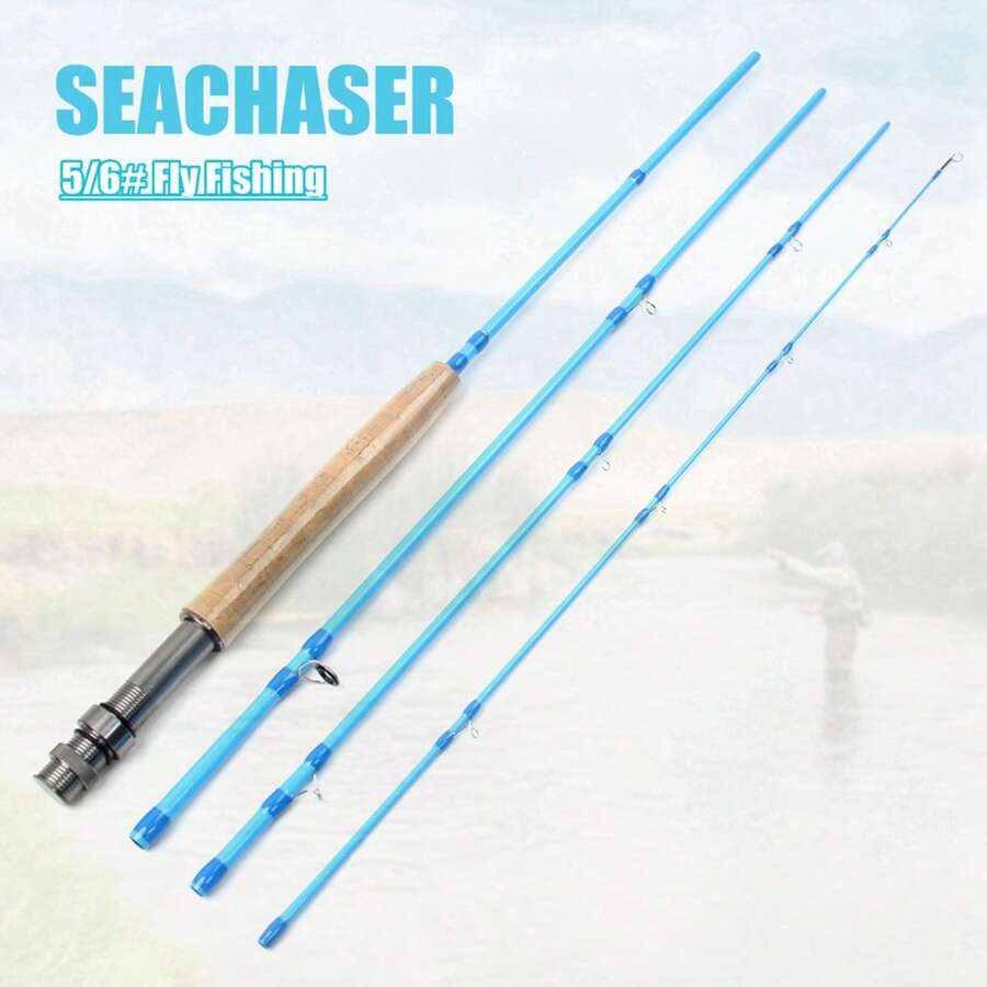 5/6# Ultralight Fly Fishing Rod, Super Soft & Lightweight, 1.98m/2.1m Modular Design