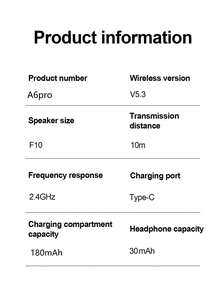 2025 New Wireless Earbuds, Bluetooth 5.3 In-Ear Headphones, Powerful Bass, Super Long Battery Life, Waterproof & Sweatproof, With Microphone, Suitable For Laptop, Tablet, Phone, Fitness. Christmas/New Year Gift. - W25 - View 6